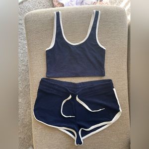 Terry Hot Shorts & Sleeveless Top